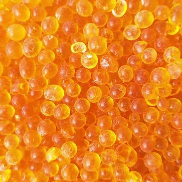 orange silica gel beads